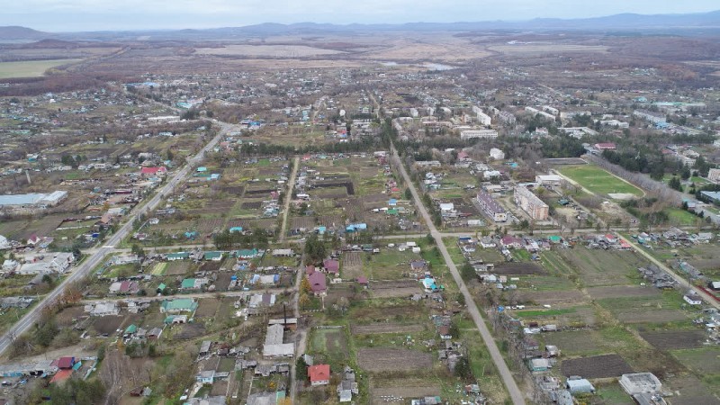 С высоты птичьего полёта, пгт.Кировский