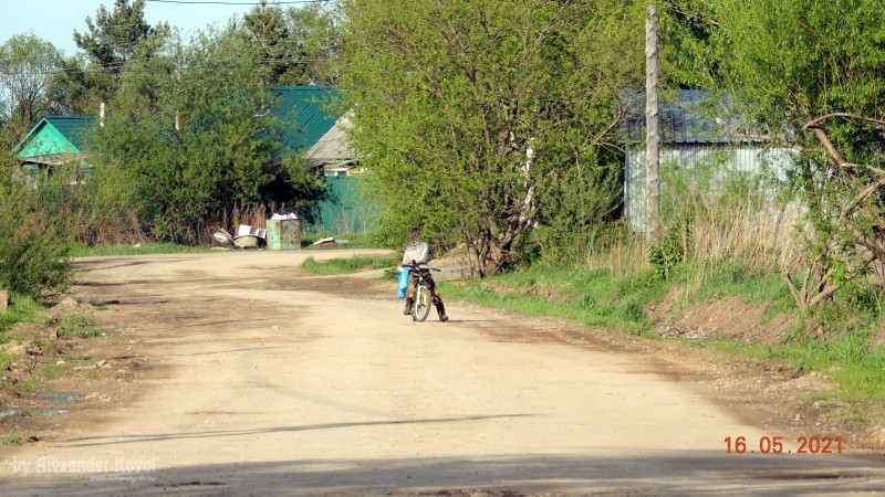 Велосипедист, пгт.Кировский