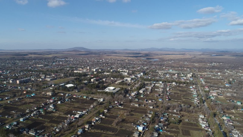 С высоты птичьего полёта, пгт.Кировский