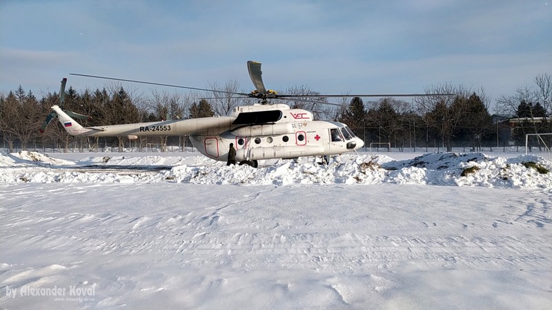 Вертолёт, пгт.Кировский