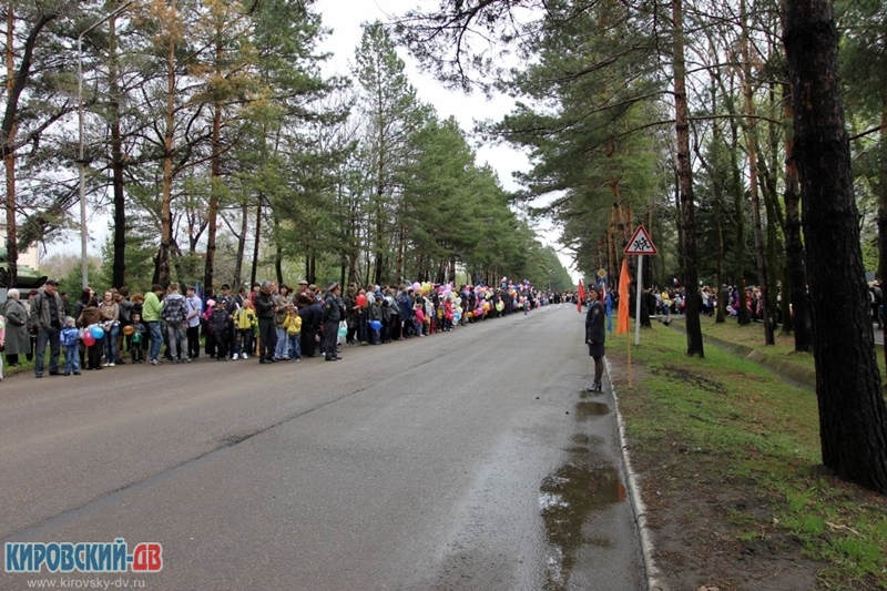 Ленинская на 9 мая 2012, пгт.Кировский