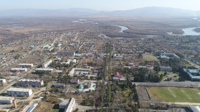 С высоты птичьего полёта, пгт.Кировский