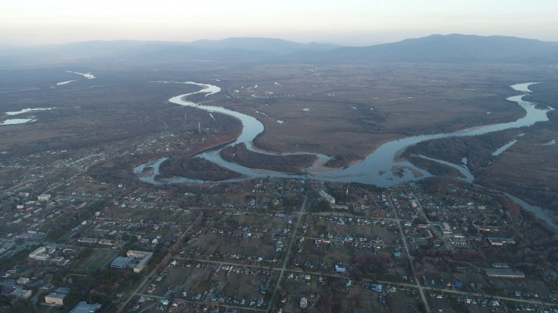 С высоты птичьего полёта, пгт.Кировский