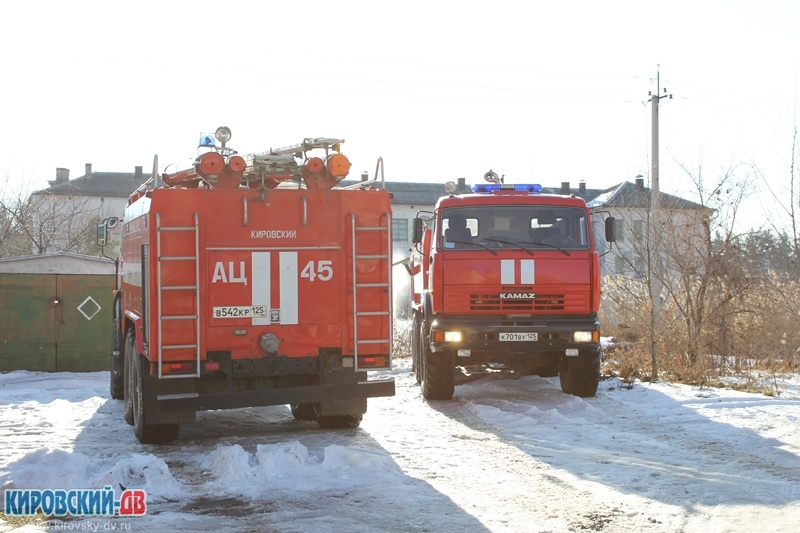 Пожарные, пгт.Кировский