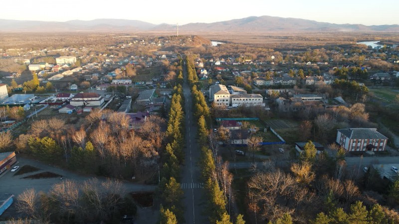 С высоты птичьего полёта, пгт.Кировский