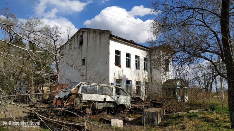 Бывший военкомат, пгт.Кировский