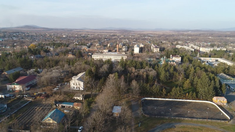 С высоты птичьего полёта, пгт.Кировский