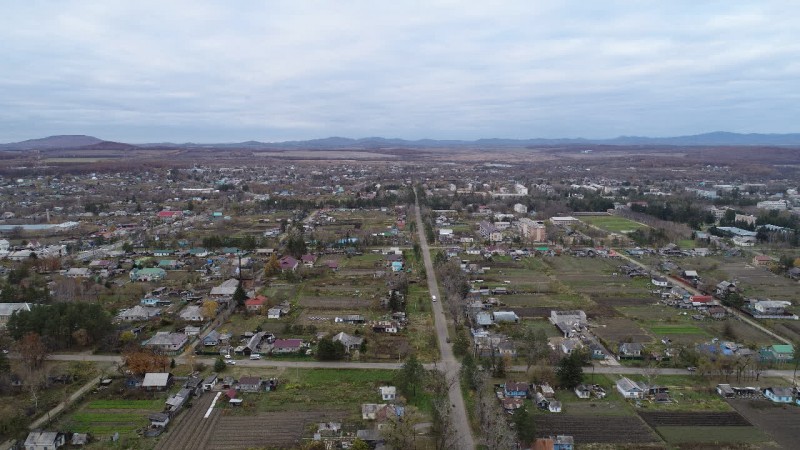 С высоты птичьего полёта, пгт.Кировский